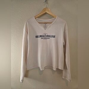 League Cream Long Sleeve Tee